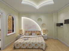 Flower pattern wall paint
