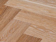 Oak herringbone parquetry wood flooring