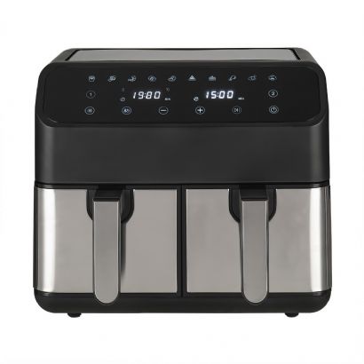 Dual door independent operation 2��4L smart 6-in-1 digital LCD display air fryer