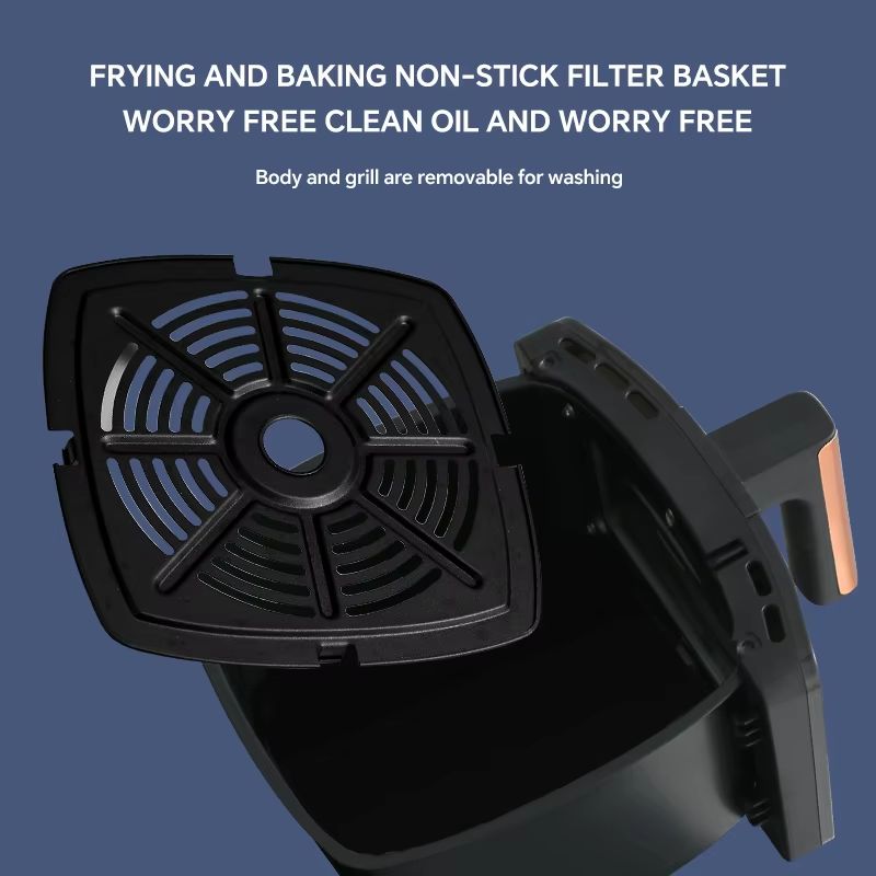 5L Large Capacity Digital  LCD Display Air Fryer Oven