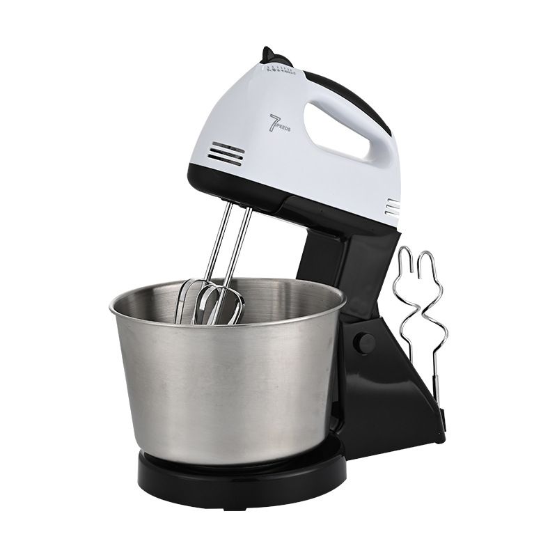7 Speed Control Electric Egg Beater Kneading Stainless High Capacity