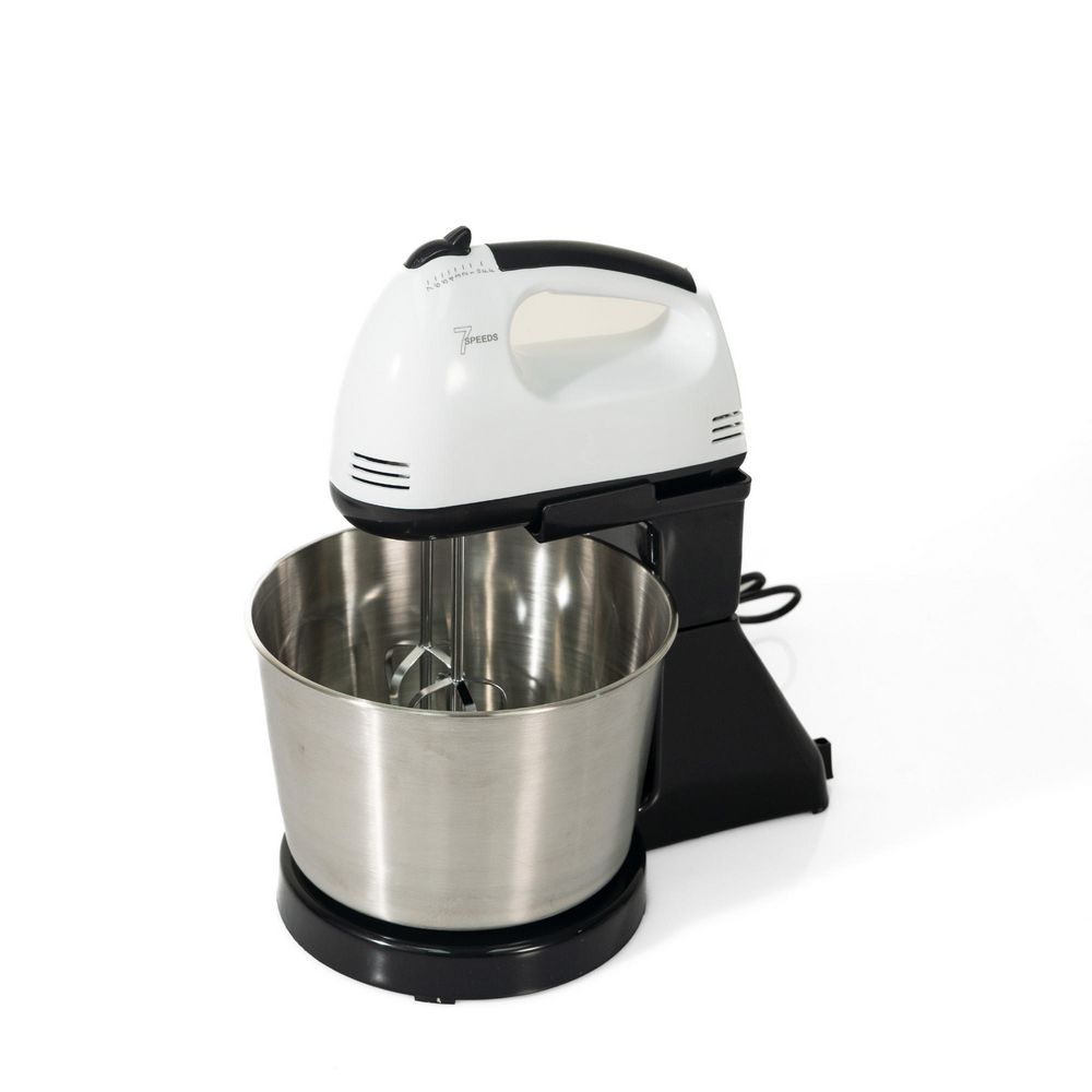 7 Speed Control Electric Egg Beater Kneading Stainless High Capacity